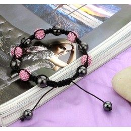 Well-known for Its Fine Quality Female Ball Shape Crystal Drill Bracelet 