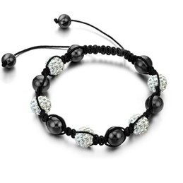 Superior Quality Female Ball Shape Crystal Drill Bracelet  