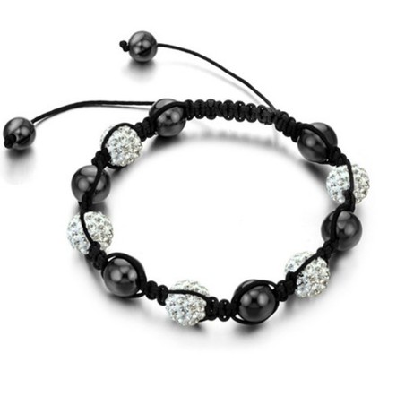 Superior Quality Female Ball Shape Crystal Drill Bracelet  
