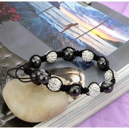Superior Quality Female Ball Shape Crystal Drill Bracelet  