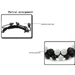 High Quality Female Ball Shape Crystal Drill Bracelet 