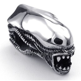 Titanium Monster Pendant Necklace (Free Chain)