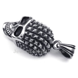 Titanium Skull Pendant Necklace (Free Chain)