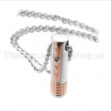 "Love" Titanium Lovers Pendants