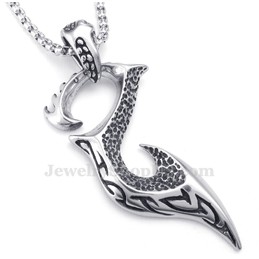 Fashion Graceful Titanium Pendant Necklace (Free Chain)