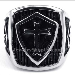 Titanium Cross Ring