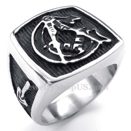 Titanium Masonic Ring