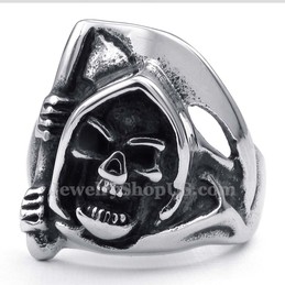 Titanium Skull Ring
