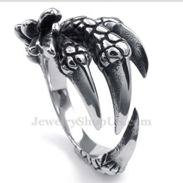 Titanium Paw Ring