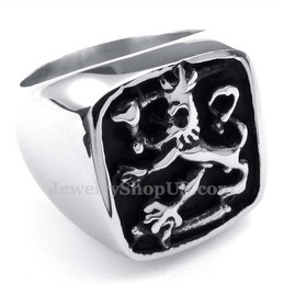 Titanium Lion Ring