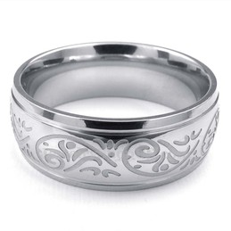 Titanium Corrosion Pattern Ring