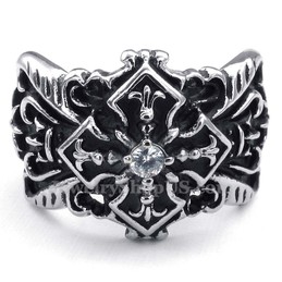 Titanium Cross Ring