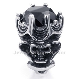 Black Zircon Titanium Ring