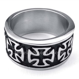 Titanium Cross Ring