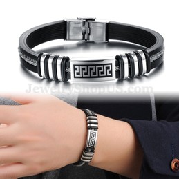 Graceful Men's Personality Titanium Bracelet C888