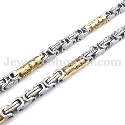 Exquisite Men's Titanium Necklace Chain