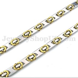 Exquisite Men's Titanium Necklace Chain