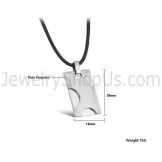 Tungsten Silver Pendant C639