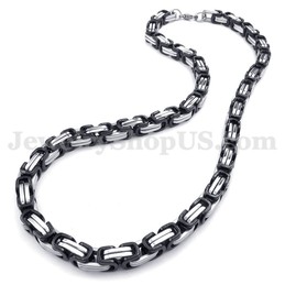 Stunning Men's Titanium Necklace Chain