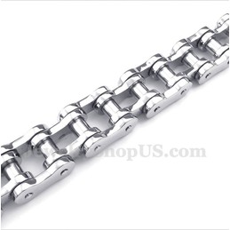 Men's Titanium Bicycle Chain Bracelet