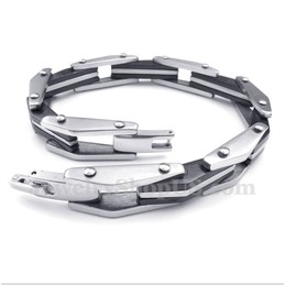 Men's Titanium Black Bracelet