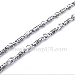 Men's Titanium Cylinder Necklace