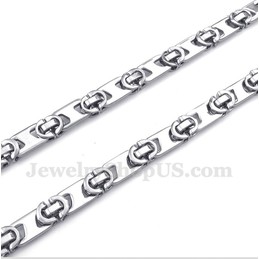 Men's Titanium Half Crescent Necklace
