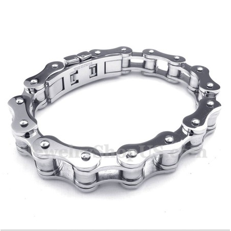 Men's Titanium Bicycle Chain Bracelet