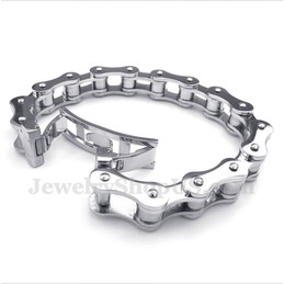 Men's Titanium Bicycle Chain Bracelet