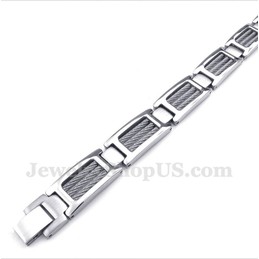 Men's Titanium Cable Bracelet