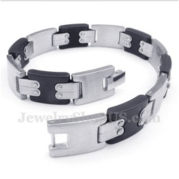 Men's Titanium Black Bracelet