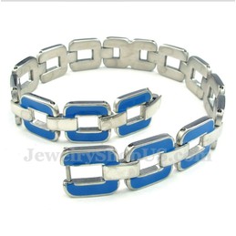 Men's Titanium Blue Bracelet