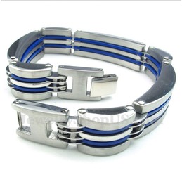Men's Titanium Blue Bracelet