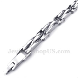 Men's Titanium Wave Bracelet