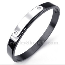 Men's Titanium Black Bracelet
