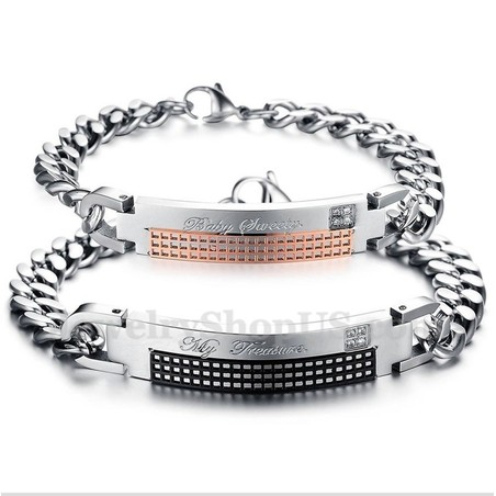 Men's Titanium Couple's Bracelet
