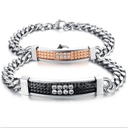 Men's Titanium Couple's Bracelet