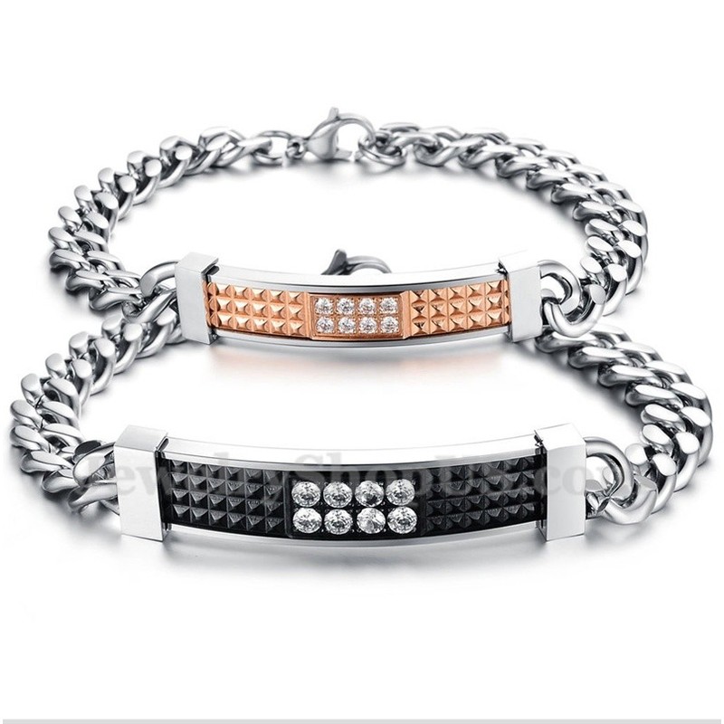 Men's Titanium Couple's Bracelet