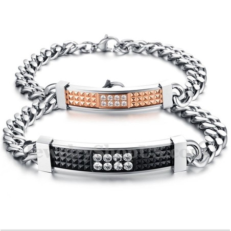 Men's Titanium Couple's Bracelet