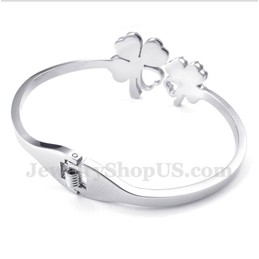 Men's Titanium Clover Bracelet