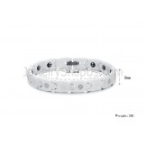 Healthy White Ceramic Bracelet with Rhinestones C415