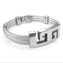 Men's Titanium Cable Bracelet