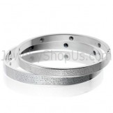 Tatanium Cross Magnetic Energy Health Couple Bangles C716