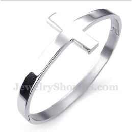 Men's Titanium Cross Bracelet