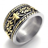 Gold Vintage Titanium Ring 20300