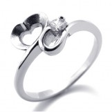 Diamond Women's Titanium Ring 20591