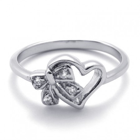 Diamond Titanium Ring for Women 20590
