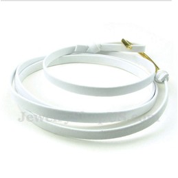 Men's Titanium Leather Bracelet