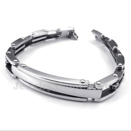 Men's Titanium Black Bracelet