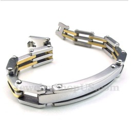Men's Titanium Gold-plated Bracelet